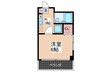 COMFORT AKEBONO 1Kの間取り