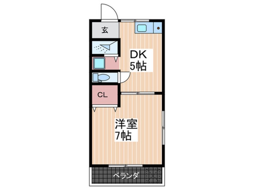 間取図 泉コーポ