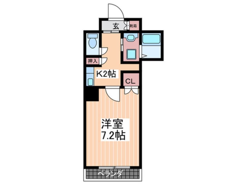 間取図 ジェイシティ八丁堀