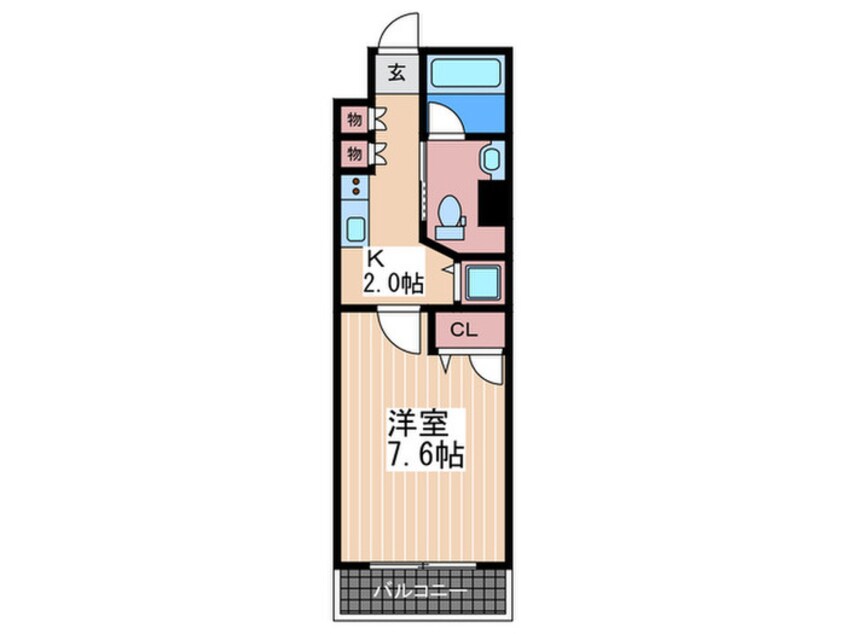 間取図 ジェイシティ八丁堀