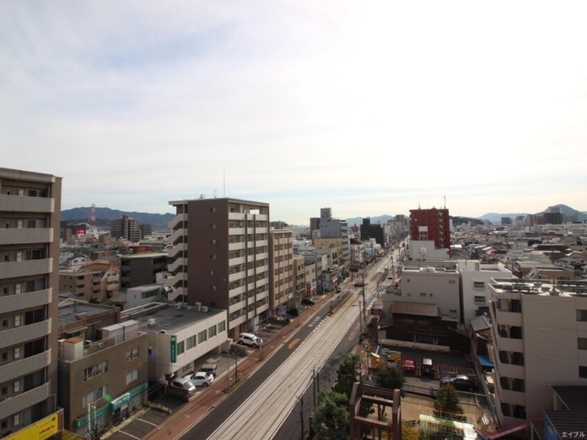 室内からの展望 ルービンス宇品御幸