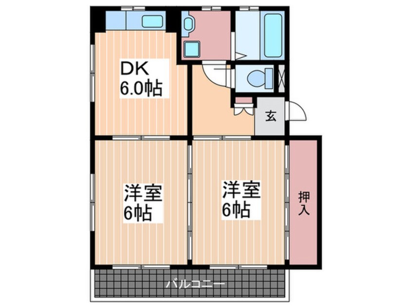 間取図 青木ビルⅡ