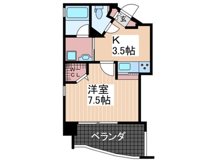 間取図 ルービンス宇品西