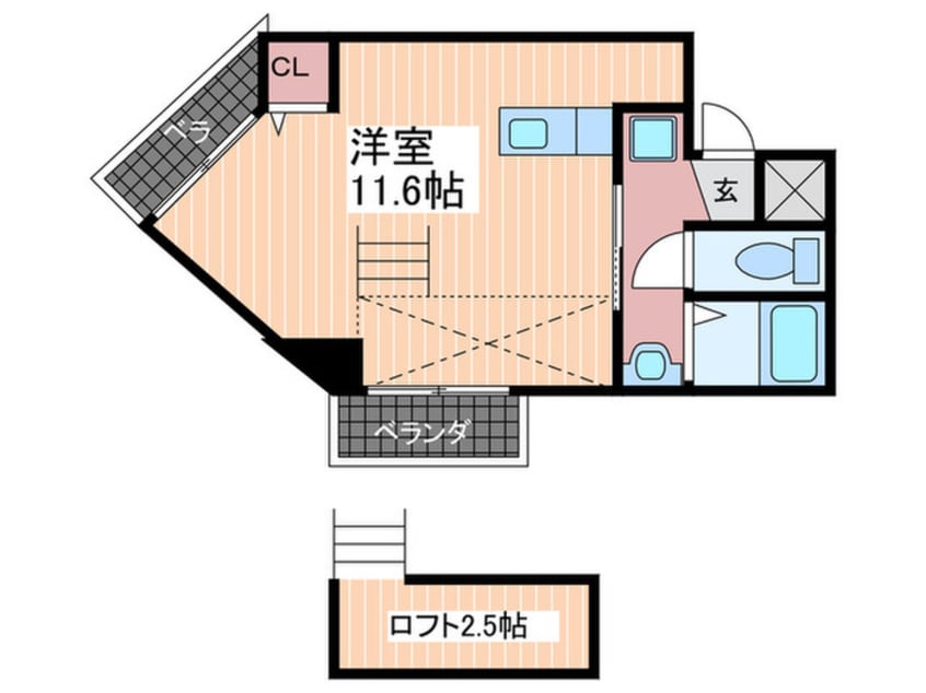 間取図 Ｇｒａｎｄｅ　Ｍａｒｅ１８