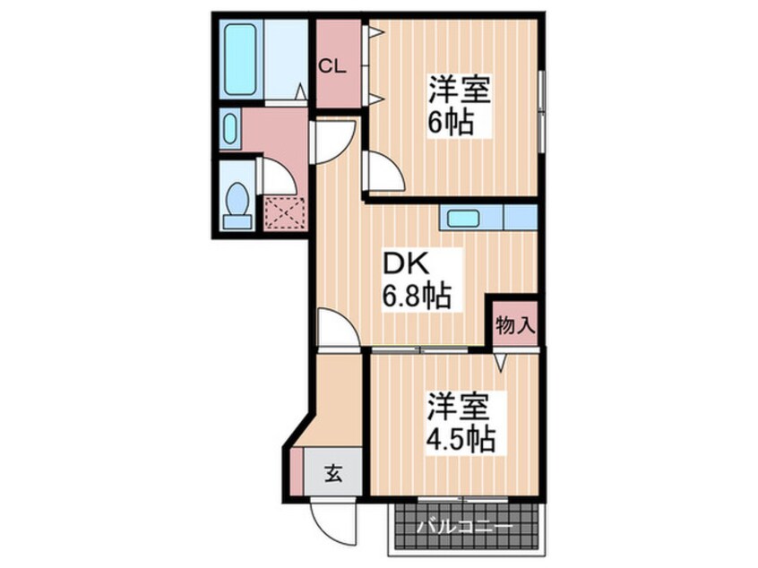 間取図 ブルックサイドエレガンス