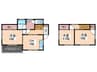 丸子借家　Ｂ棟戸建 3DKの間取り