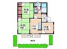 フレグランス安芸Ｂ棟 3DKの間取り