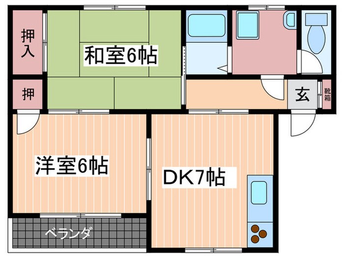 間取り図 アサヒハイツ