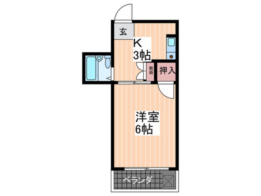 間取図 Sビル本川