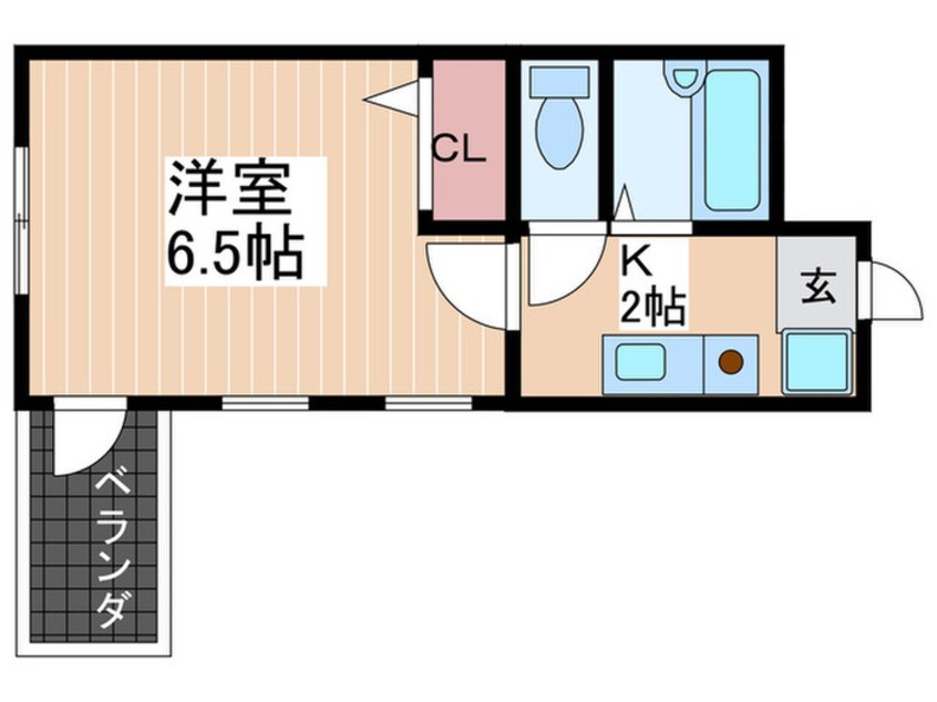 間取図 ローゼ比治山