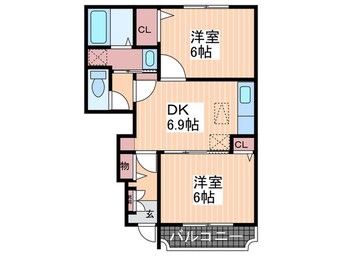 間取図 メゾン・パラジソ