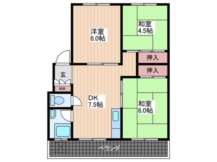 間取図 御堂マンション