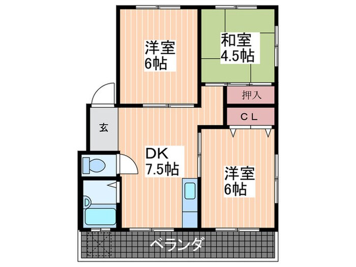 間取り図 御堂マンション