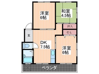 間取図 御堂マンション