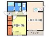 セジュール己斐上Ｋ．Ｎ 1LDKの間取り