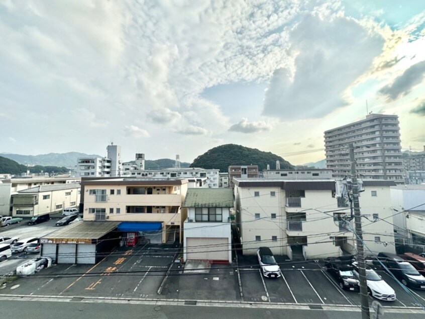 室内からの展望 御堂コータス