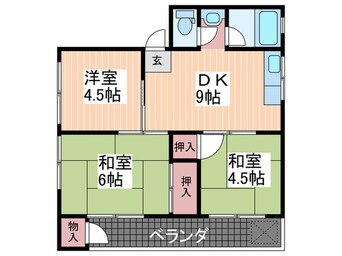 間取図 三加ビル