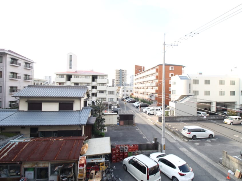 室内からの展望 コーポ高島