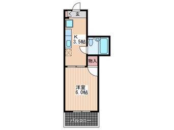 間取図 カーサ南大正