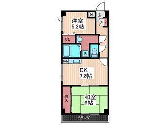 間取図 グリ－ンテラス宮内