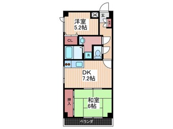 間取図 グリ－ンテラス宮内