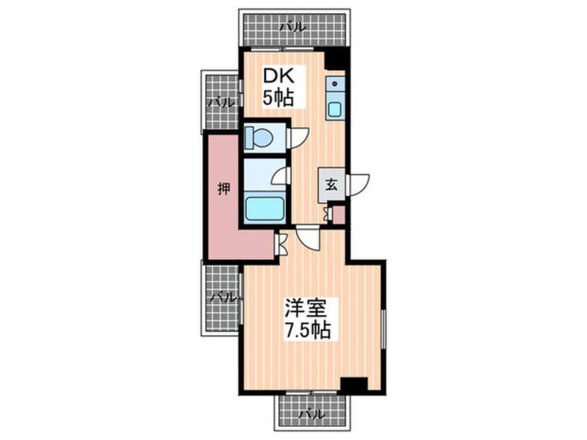 間取図 パルク西十日市