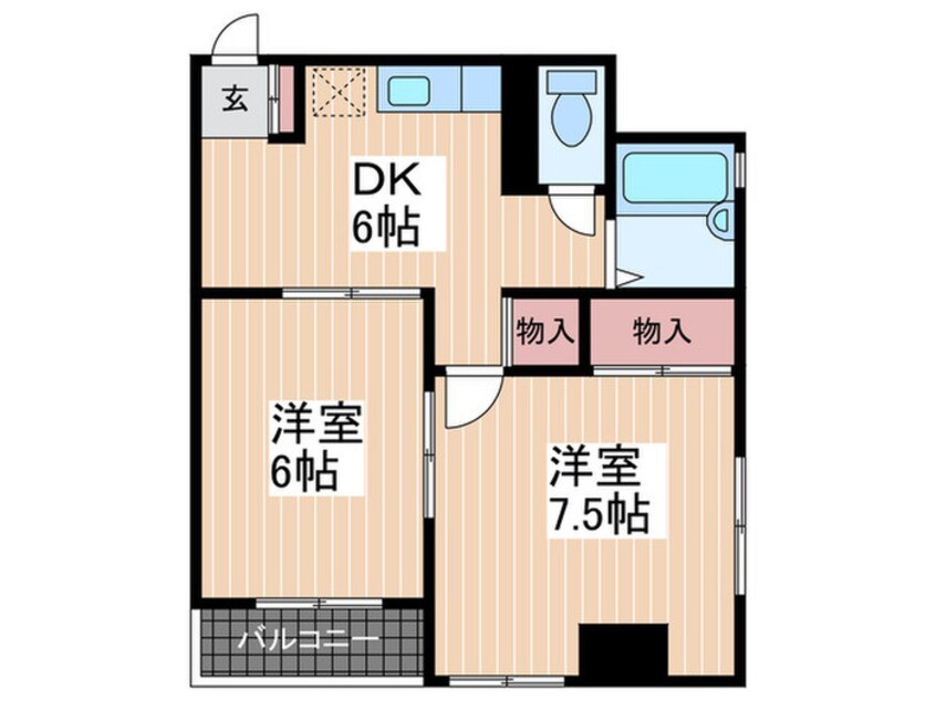 間取図 パームコーブ舟入