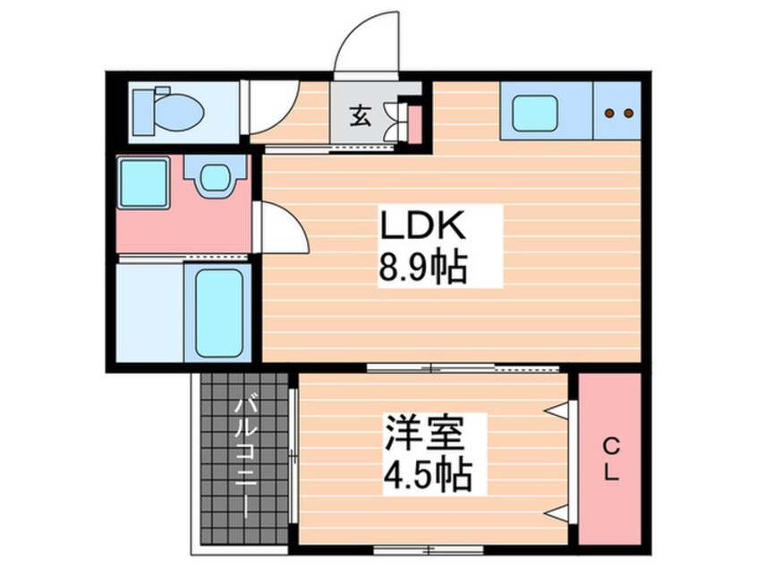 間取図 Lien城内