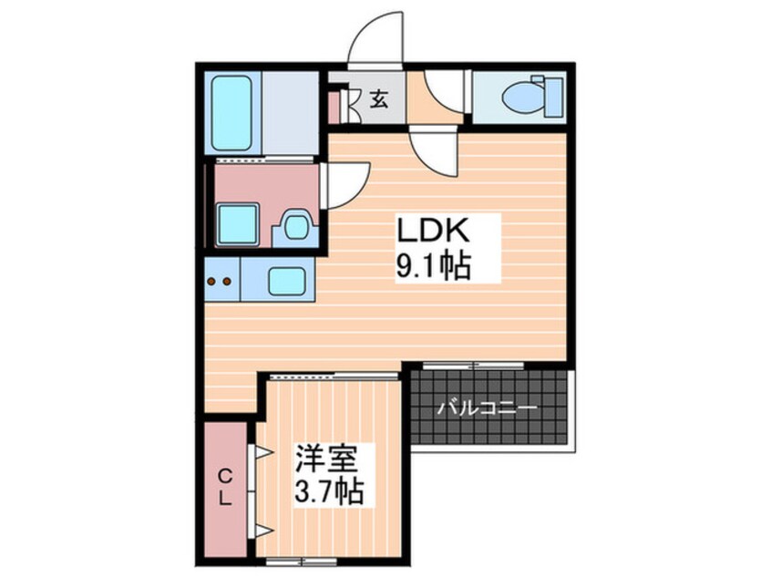 間取図 Lien城内