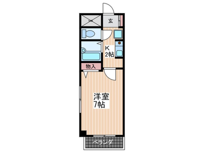 間取図 ラ・プラージュ