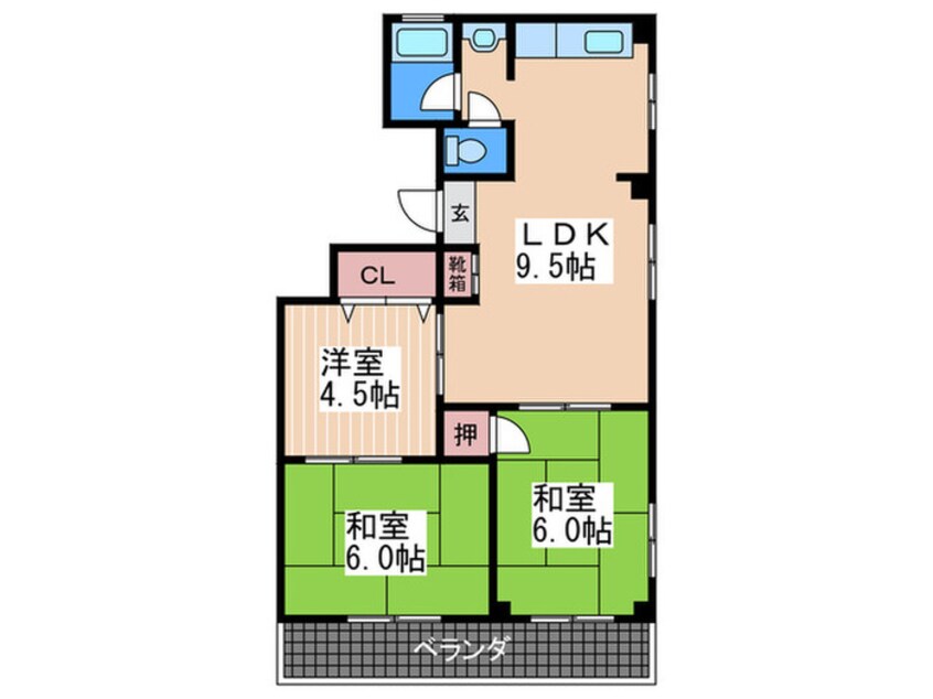 間取図 川本ビル