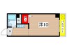 タナカ古市ビル 1Rの間取り