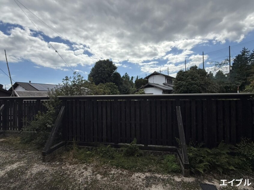 室内からの展望 花水木