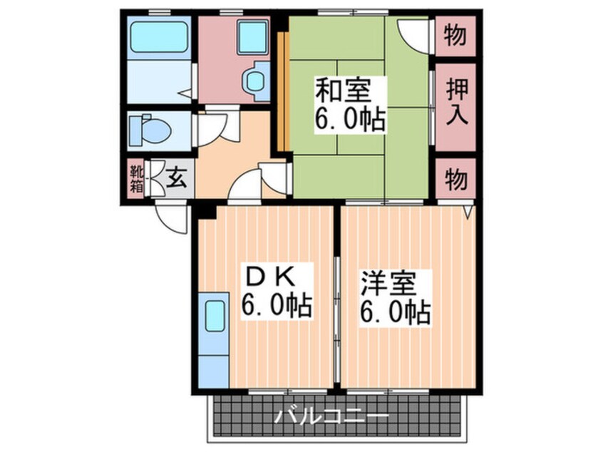 間取図 ベル下川