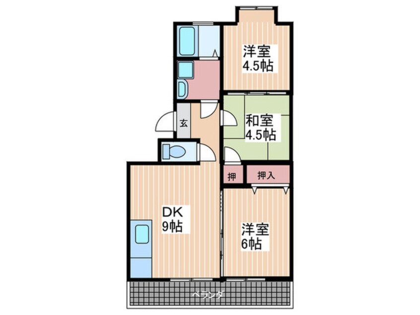 間取図 新宅第１マンション