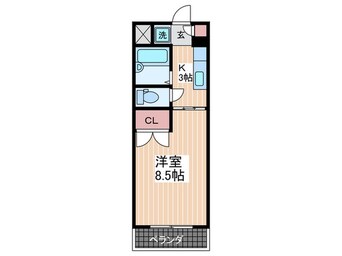 間取図 サンライズ己斐中