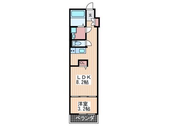 間取図 Ｓｕｎ　ｆｌｏｒａ楽々園