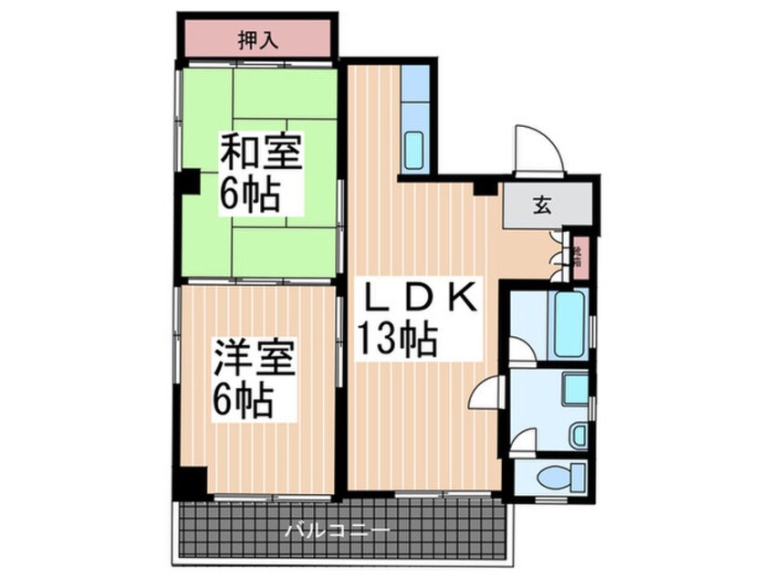 間取図 大下屋ビル