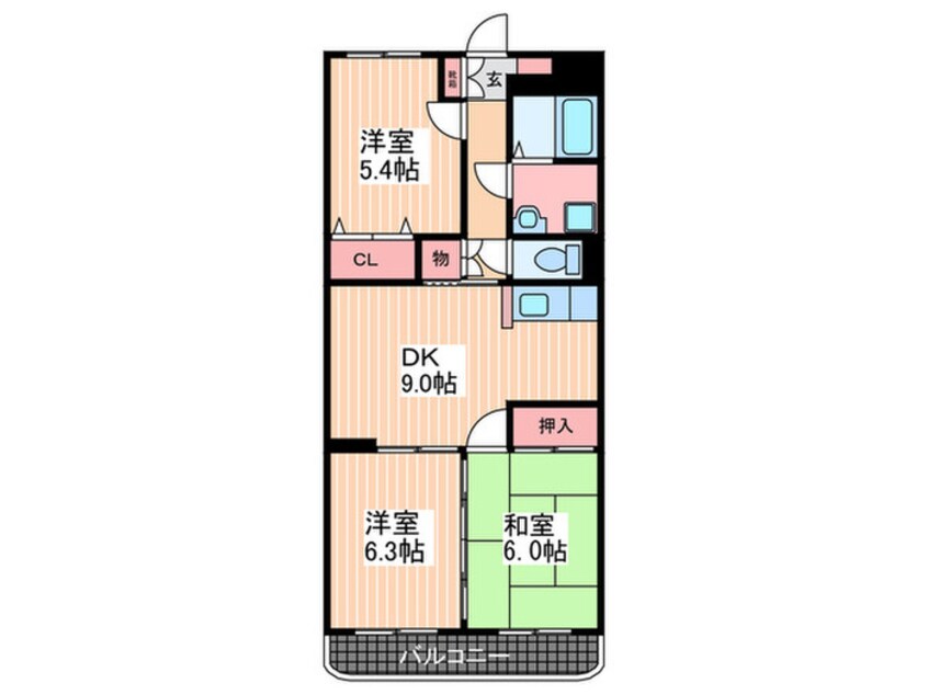 間取図 ユーミー小幡