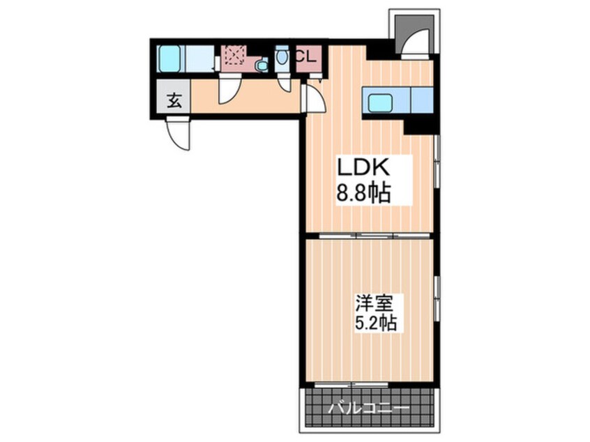 間取図 カサベルテ大町