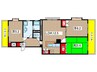 ベルドミ－ル 3LDKの間取り