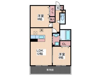 間取図 ラクス　ナカヤ