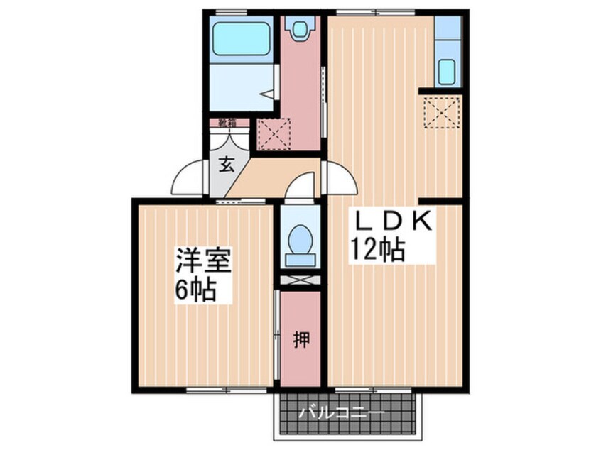 間取図 セジュ－ル梅林