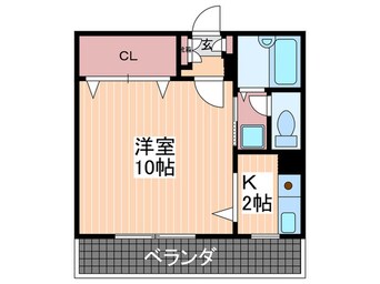 間取図 インターナショナルビル