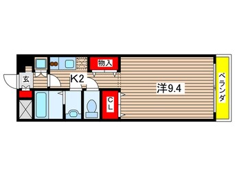 間取図 グラビスコート西原駅前