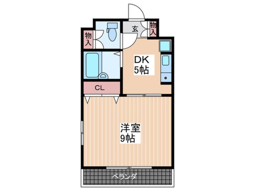 間取図 ブルースカイ小町