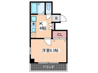 間取図 ブルースカイ小町