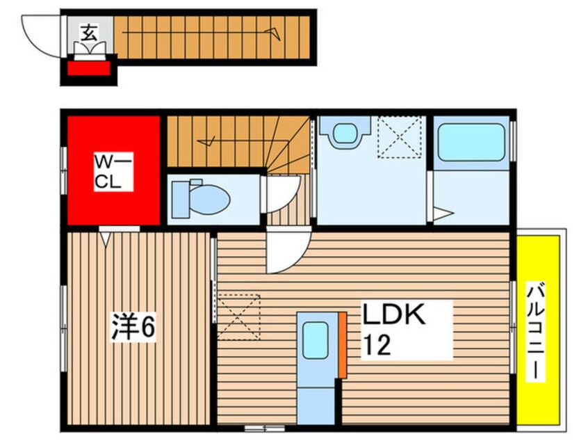 間取図 カスタニエ緑井