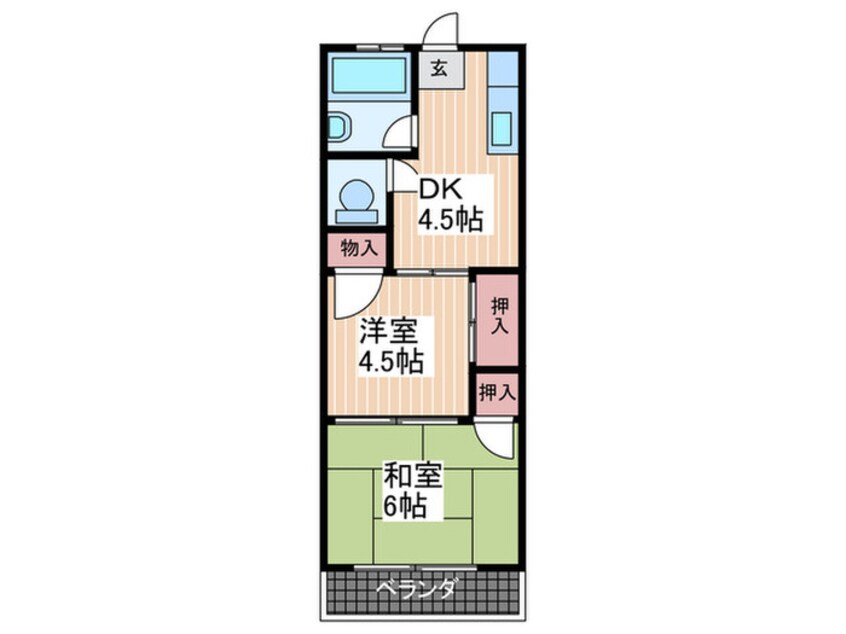 間取図 田中ﾋﾞﾙ