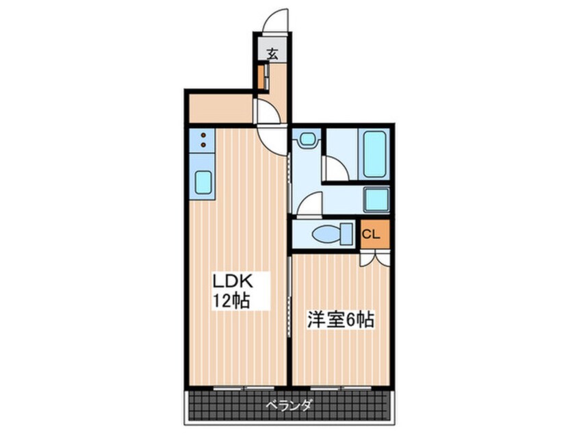 間取図 船本ビル（3丁目）